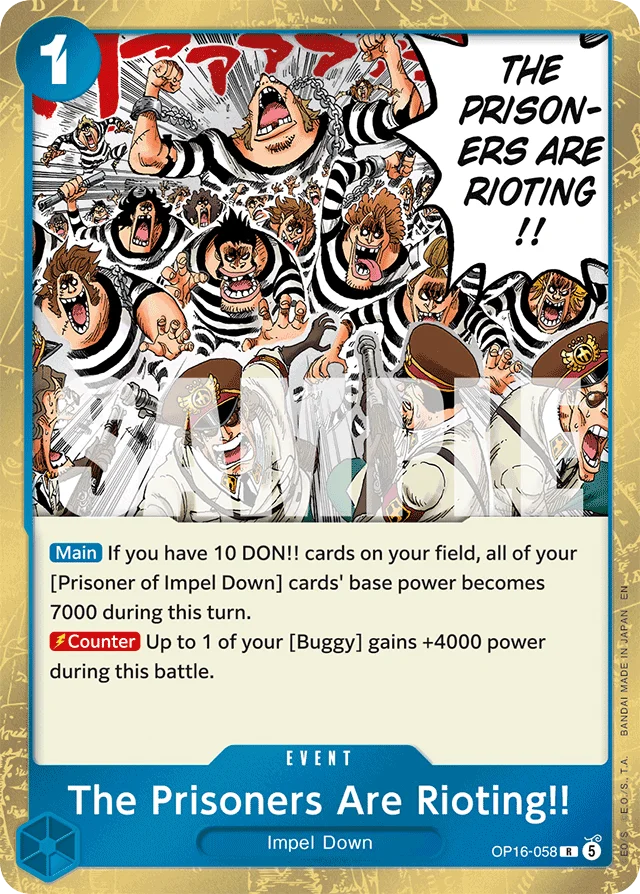 The Prisoners Are Rioting!! · The Time Of Battle
