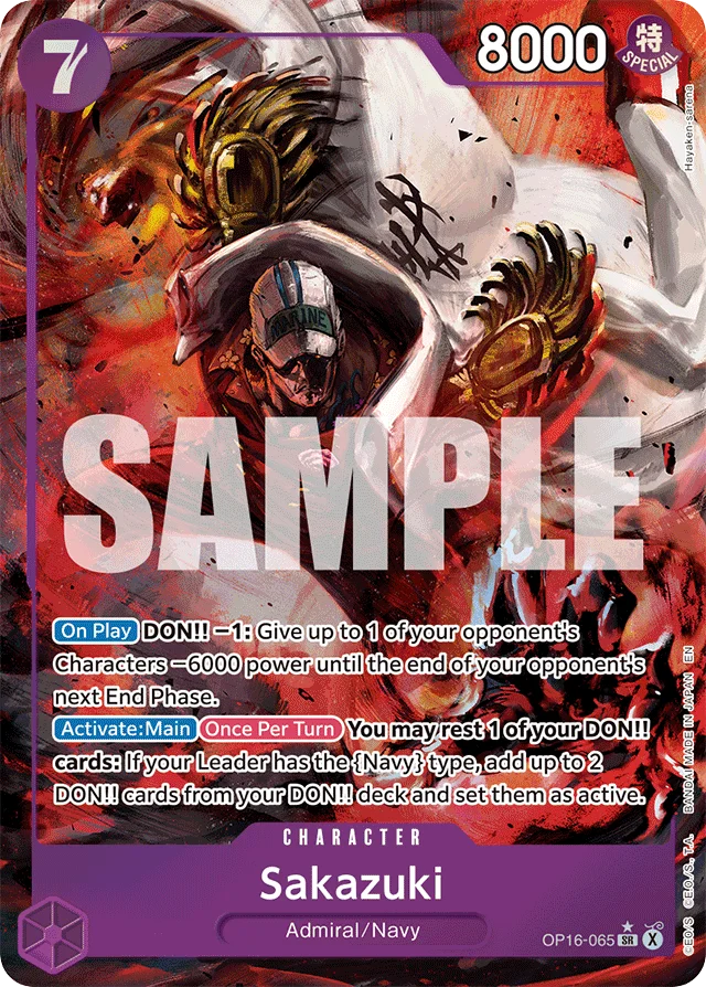 Sakazuki · The Time Of Battle