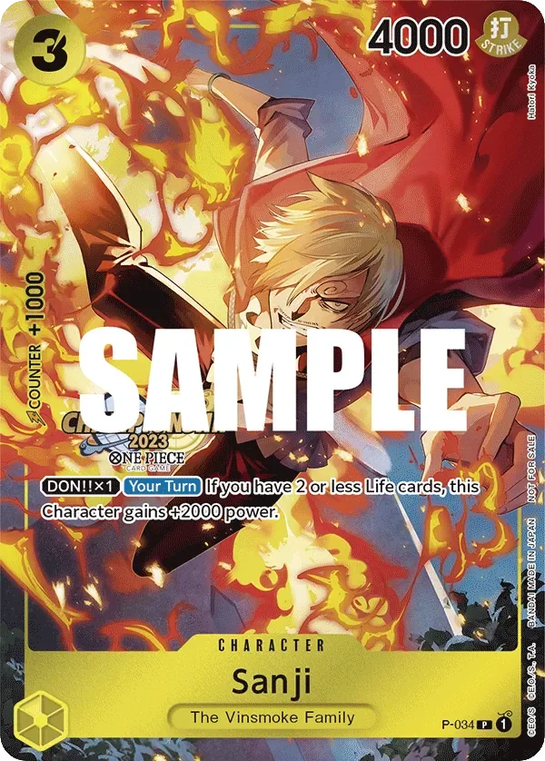 Sanji · Promos