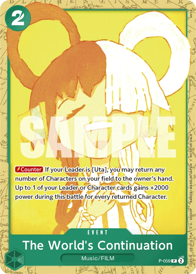 The World's Continuation · Promos