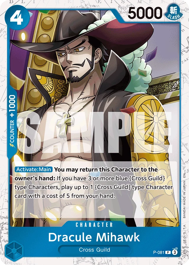 Dracule Mihawk · Promos