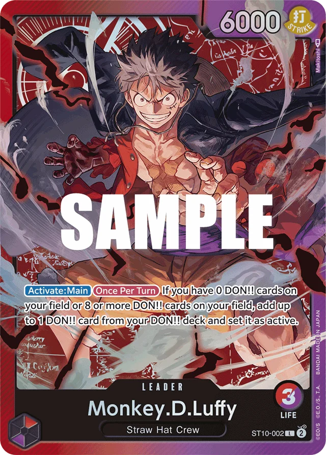 Monkey.D.Luffy · Ultra Deck: The Three Captains