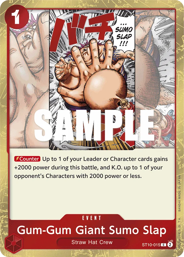 Gum-Gum Giant Sumo Slap · Ultra Deck: The Three Captains