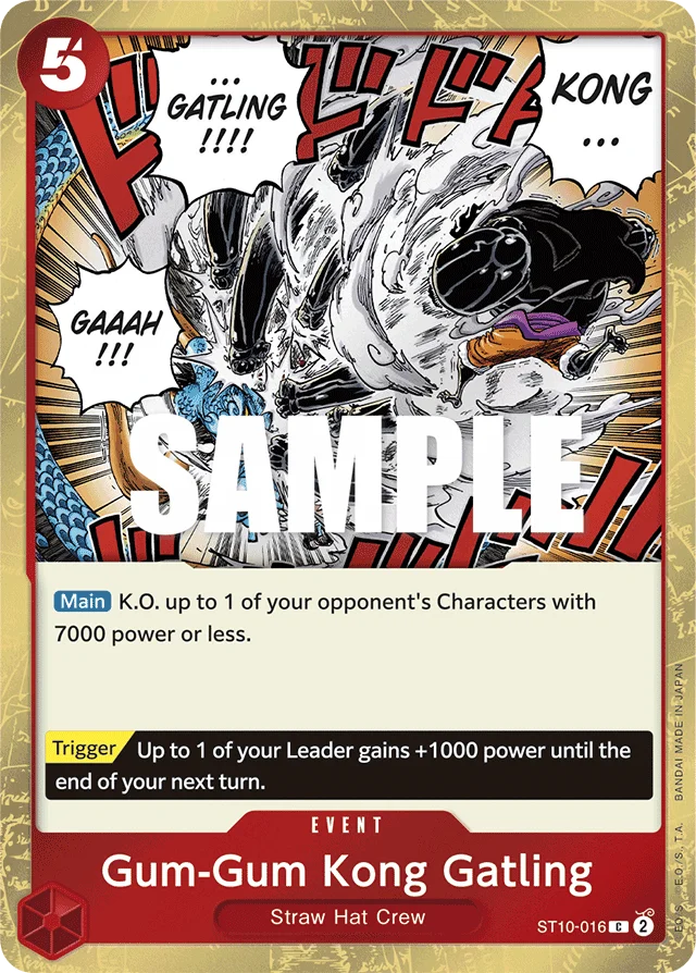 Gum-Gum Kong Gatling · Ultra Deck: The Three Captains
