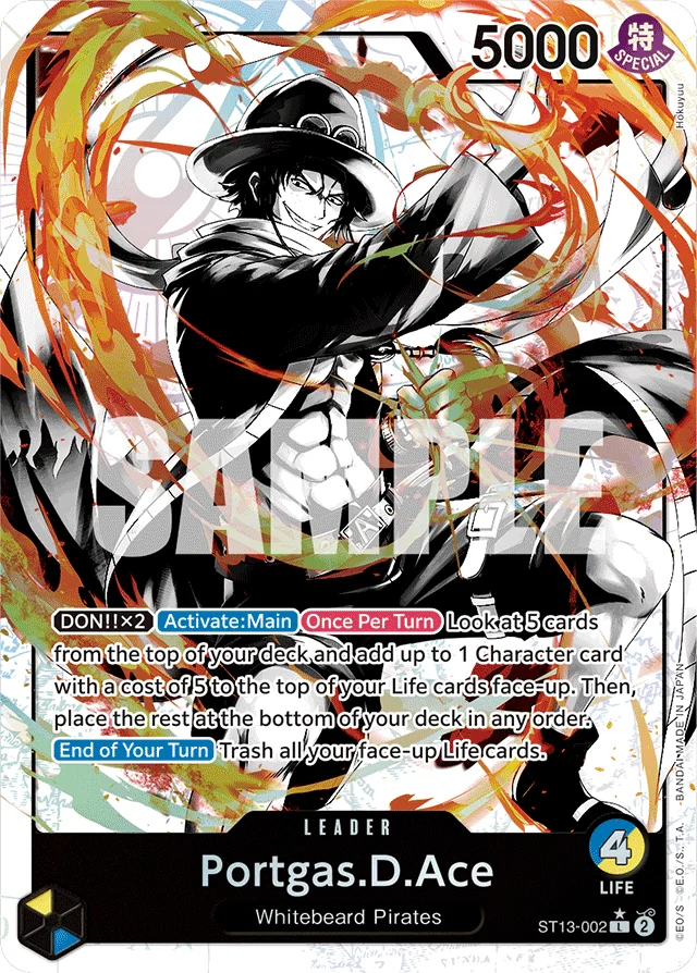Portgas.D.Ace · Ultra Deck: The Three Brothers