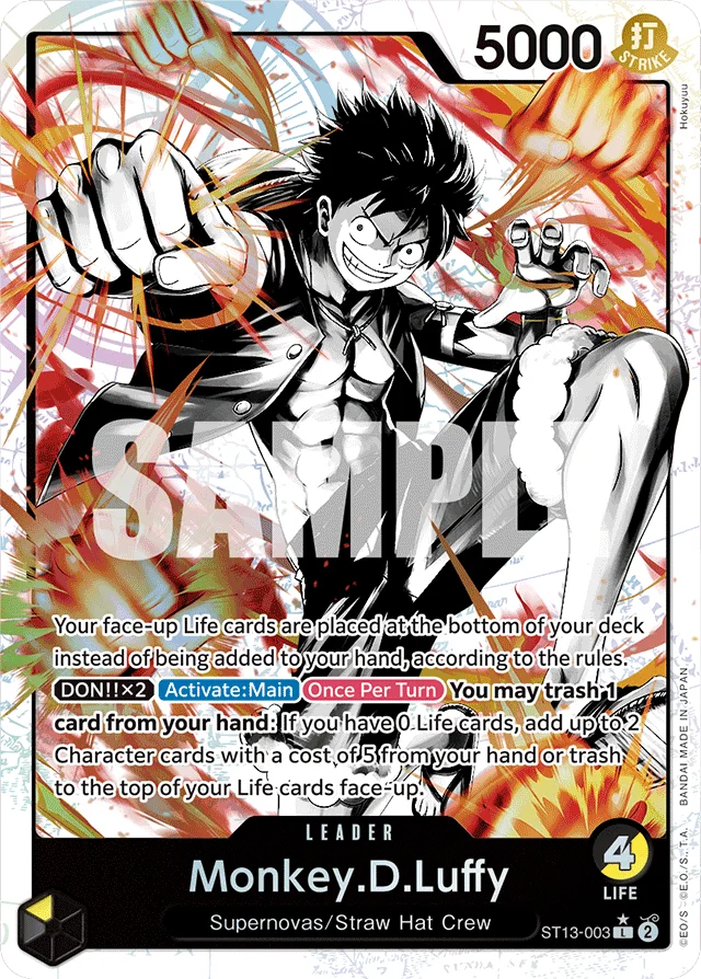 Monkey.D.Luffy · Ultra Deck: The Three Brothers