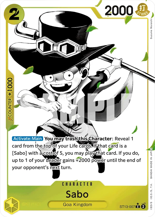 Sabo · Ultra Deck: The Three Brothers