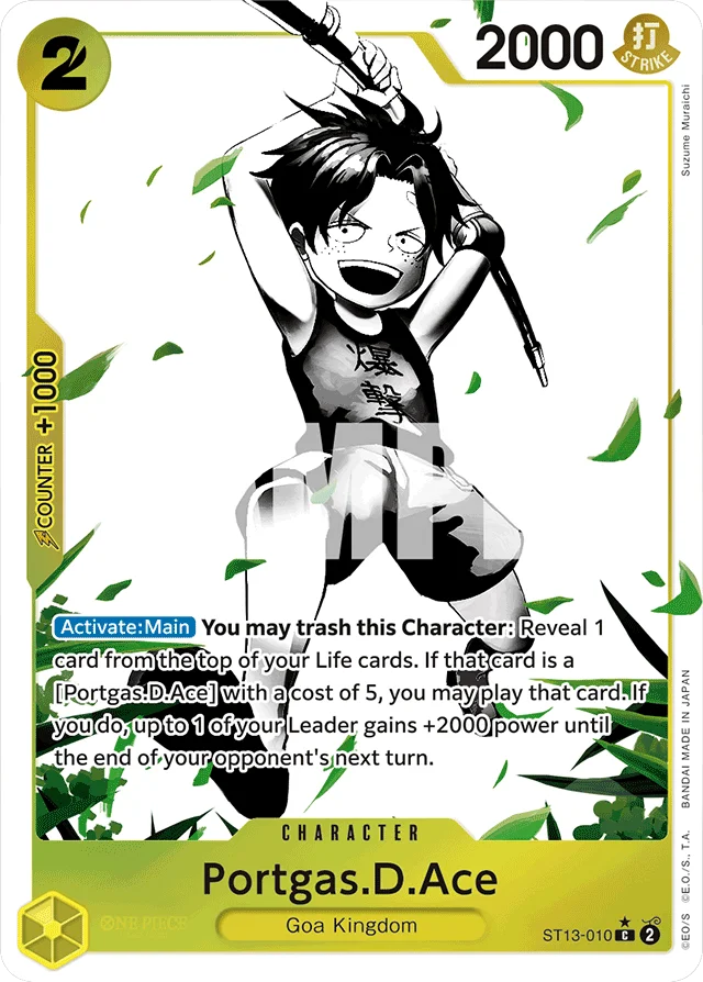 Portgas.D.Ace · Ultra Deck: The Three Brothers