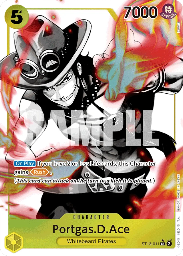Portgas.D.Ace · Ultra Deck: The Three Brothers