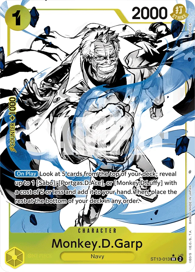 Monkey.D.Garp · Ultra Deck: The Three Brothers