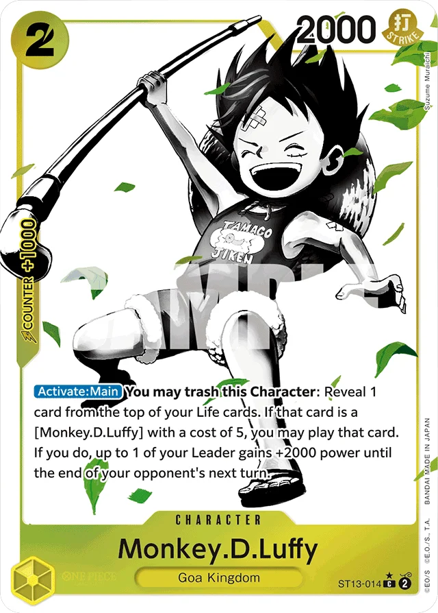 Monkey.D.Luffy · Ultra Deck: The Three Brothers
