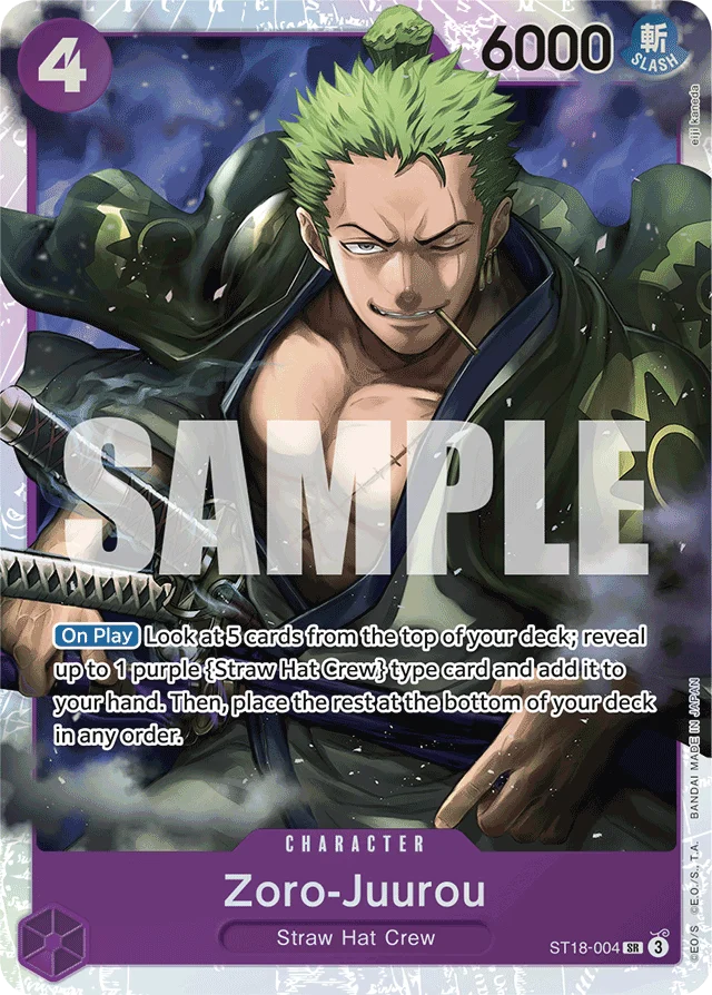 Zoro-Juurou · PURPLE Monkey.D.Luffy