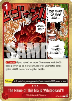 The Name of This Era Is "Whitebeard"!!