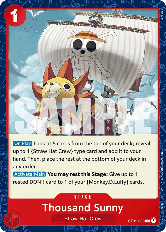 Thousand Sunny · RED Monkey.D.Luffy