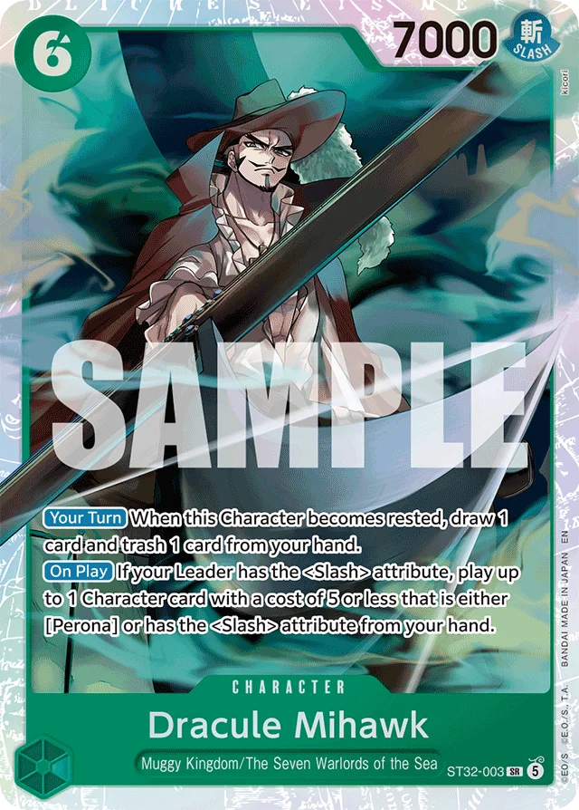 Dracule Mihawk · GREEN Roronoa Zoro