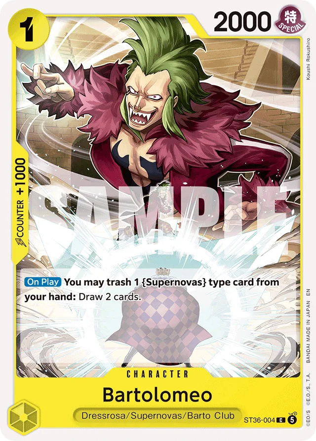 Bartolomeo · YELLOW Eustass"Captain"Kid