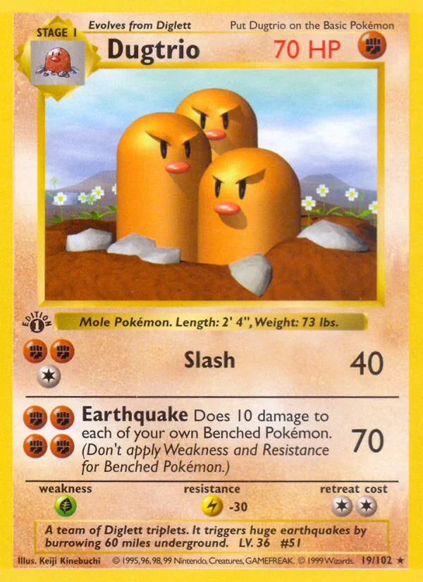 Dugtrio · Base