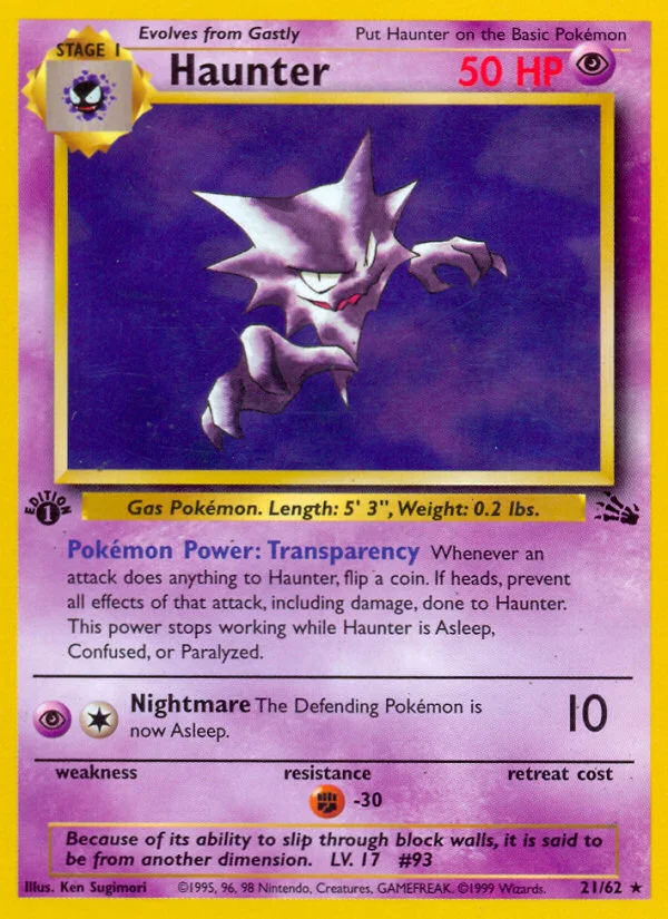 Haunter · Fossil