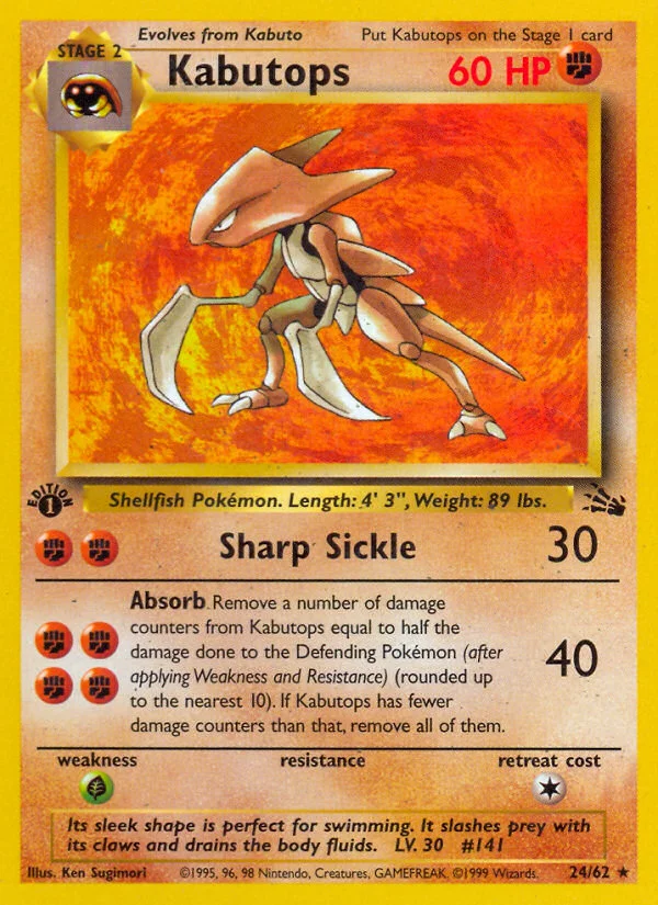 Kabutops · Fossil