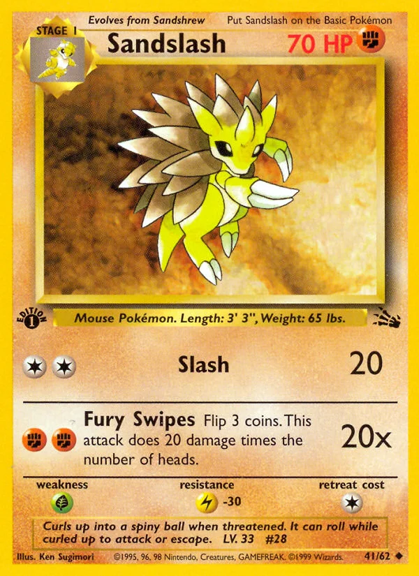 Sandslash · Fossil