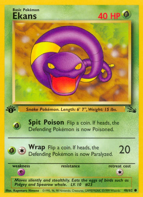 Ekans · Fossil