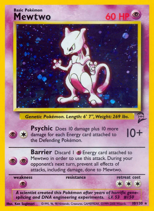 Mewtwo · Base Set 2