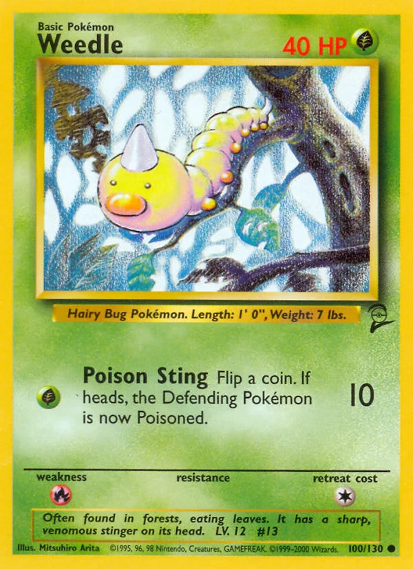 Weedle · Base Set 2