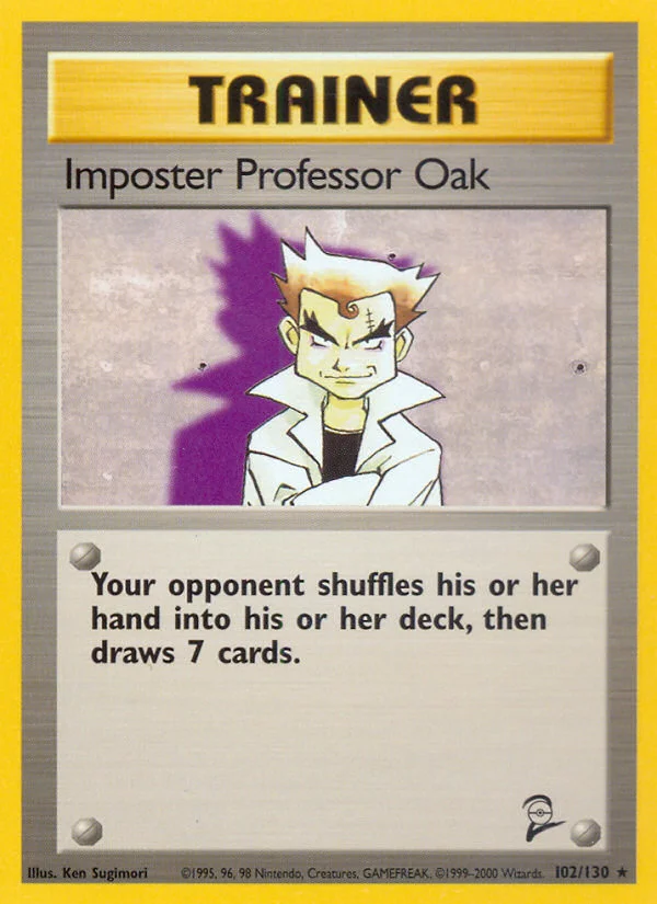 Imposter Professor Oak · Base Set 2