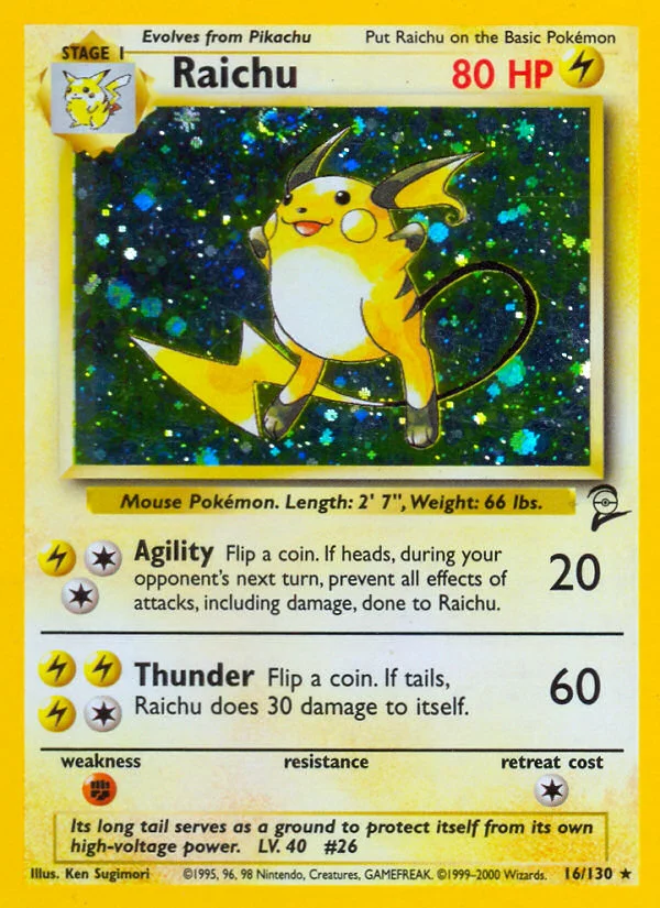 Raichu · Base Set 2