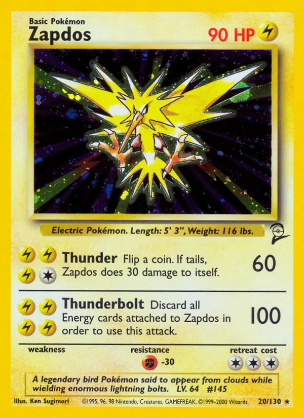 Zapdos · Base Set 2