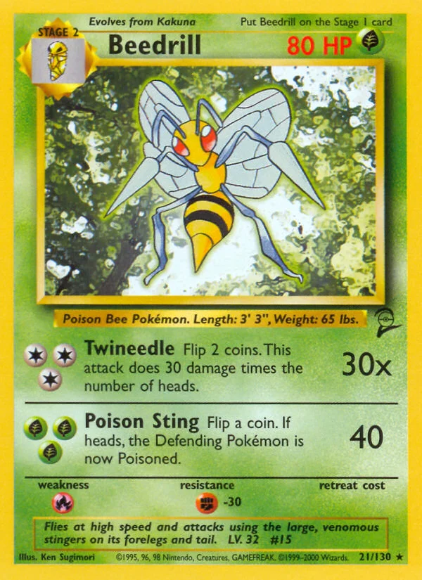 Beedrill · Base Set 2