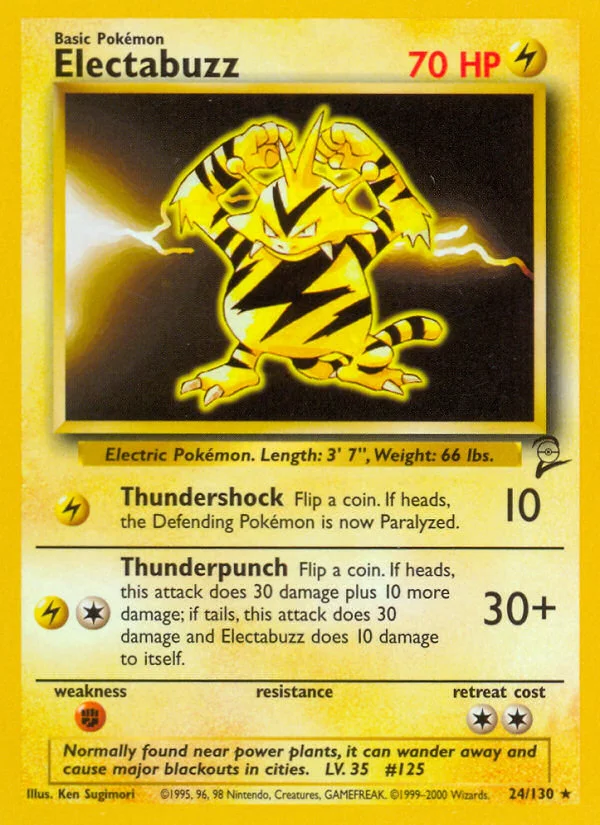 Electabuzz · Base Set 2