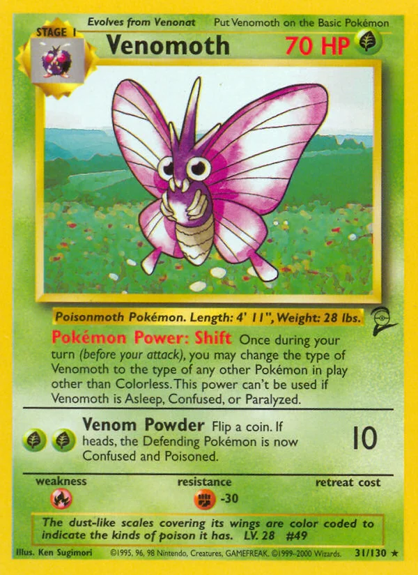 Venomoth · Base Set 2