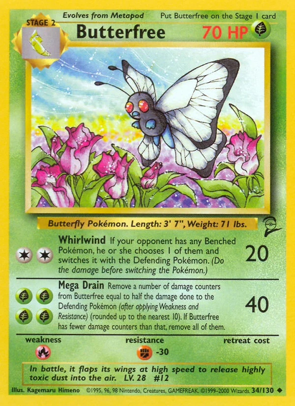Butterfree · Base Set 2