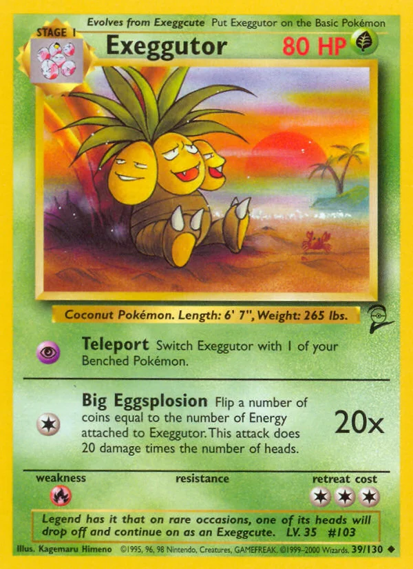 Exeggutor · Base Set 2