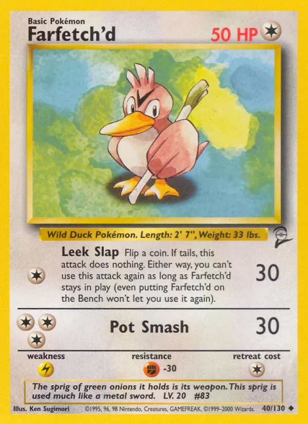 Farfetch'd · Base Set 2
