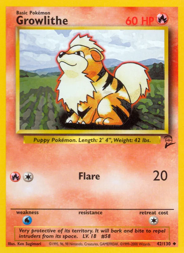 Growlithe · Base Set 2
