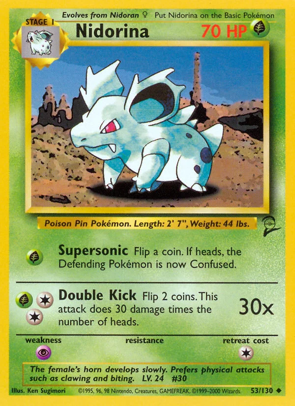 Nidorina · Base Set 2