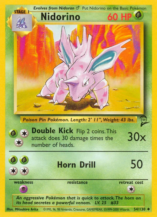 Nidorino · Base Set 2