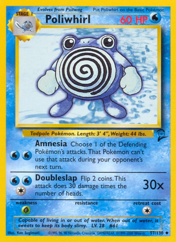 Poliwhirl · Base Set 2