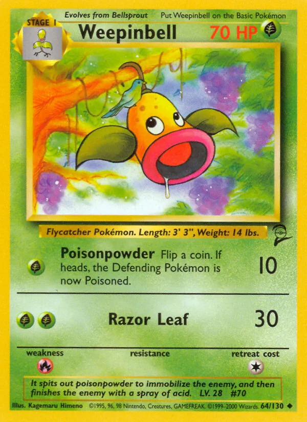 Weepinbell · Base Set 2