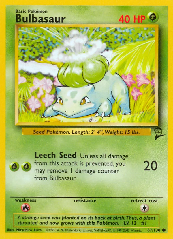 Bulbasaur · Base Set 2
