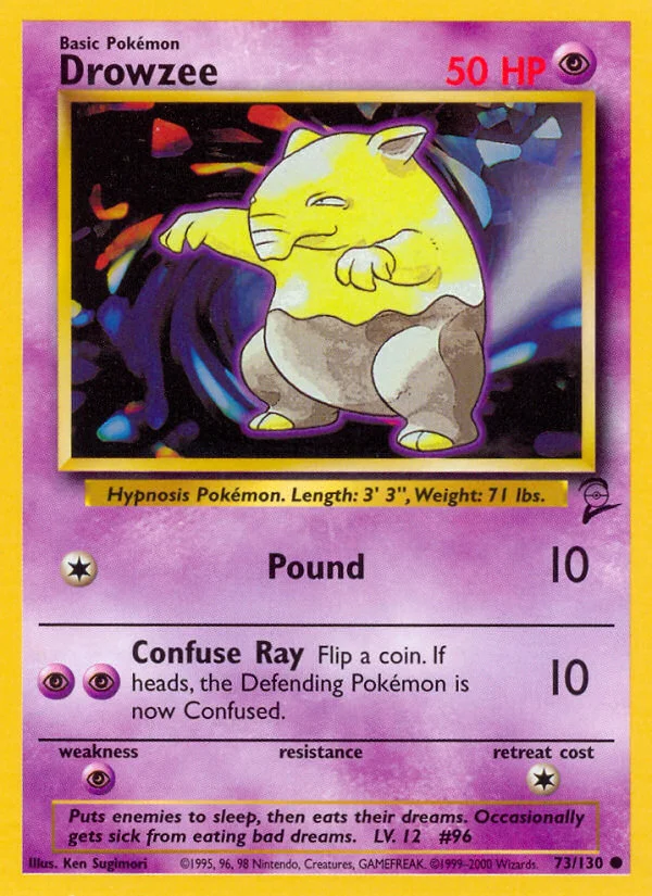 Drowzee · Base Set 2