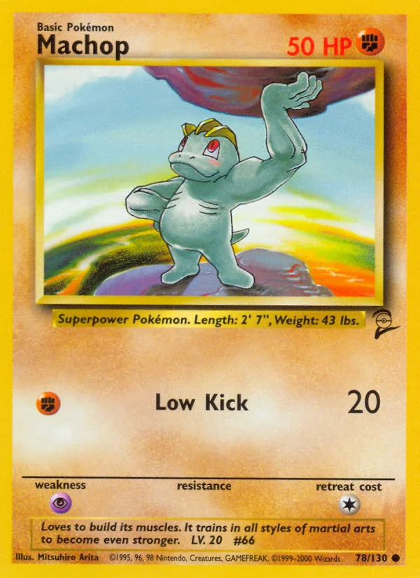 Machop · Base Set 2
