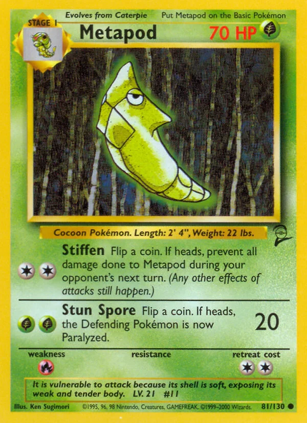 Metapod · Base Set 2