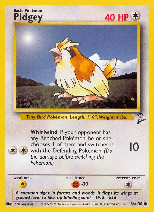 Pidgey · Base Set 2