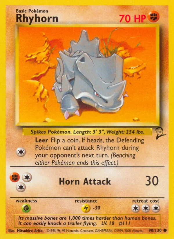 Rhyhorn · Base Set 2