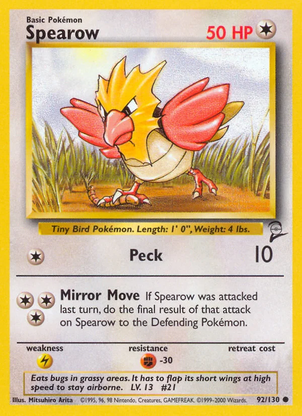 Spearow · Base Set 2