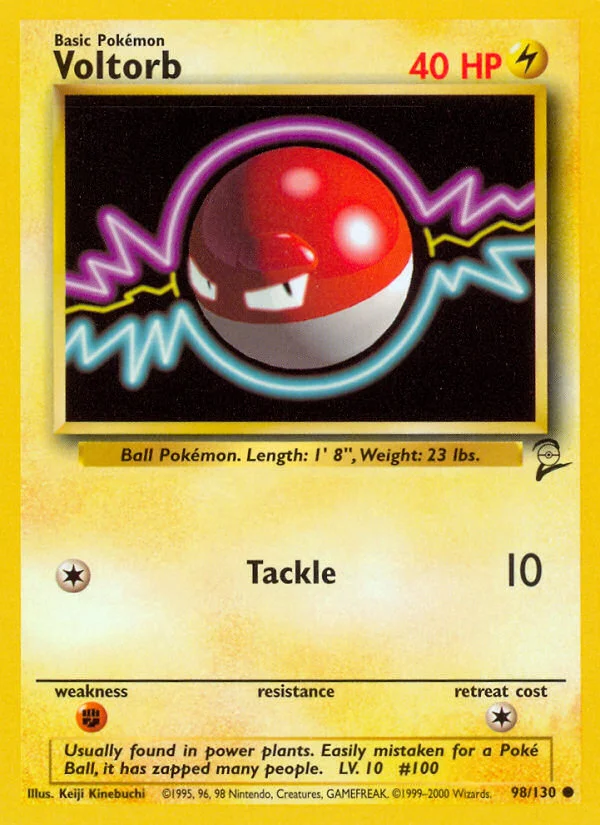 Voltorb · Base Set 2
