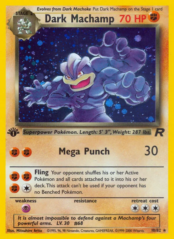 Dark Machamp · Team Rocket